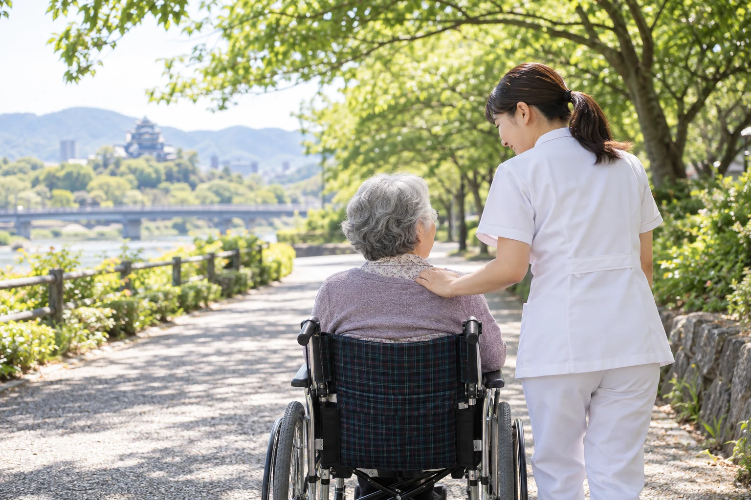 自然の中で寄り添う介護支援